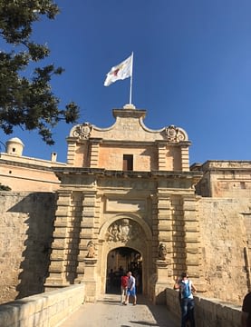 one door of Mdina, the silent city